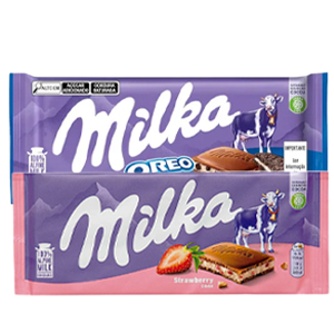 Chocolate Milka Barra 87/90/95/100g
