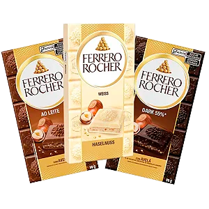 Chocolate Ferrero Rocher Barra 90G