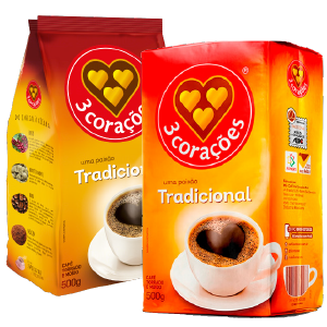 Café 3 Corações Pouch 500g