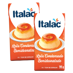 Leite Condensado Italac Semidesnatado TP 395G