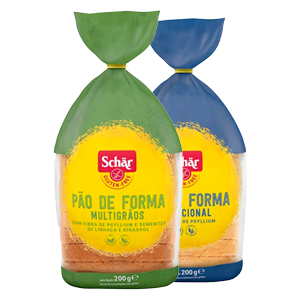 Pão de Forma Dr Schar Sem Glúten Multigrãos/Tradicional 200G