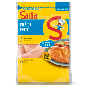 Filé de Peito Frango Sadia Cong Pct 1KG