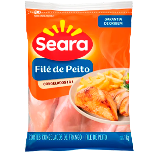 Filé De Peito Frango Seara Cong PCT 1KG