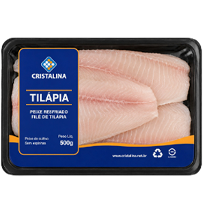 Filé De Tilápia Cristalina Resfriado 500G
