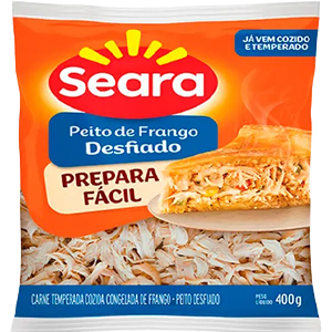 Peito De Frango Seara Cozido Desfiado 400G