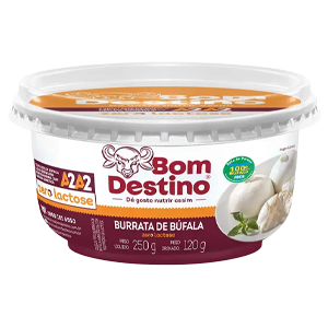 Queijo Burrata De Bufala Bom Destino Imersa 120G